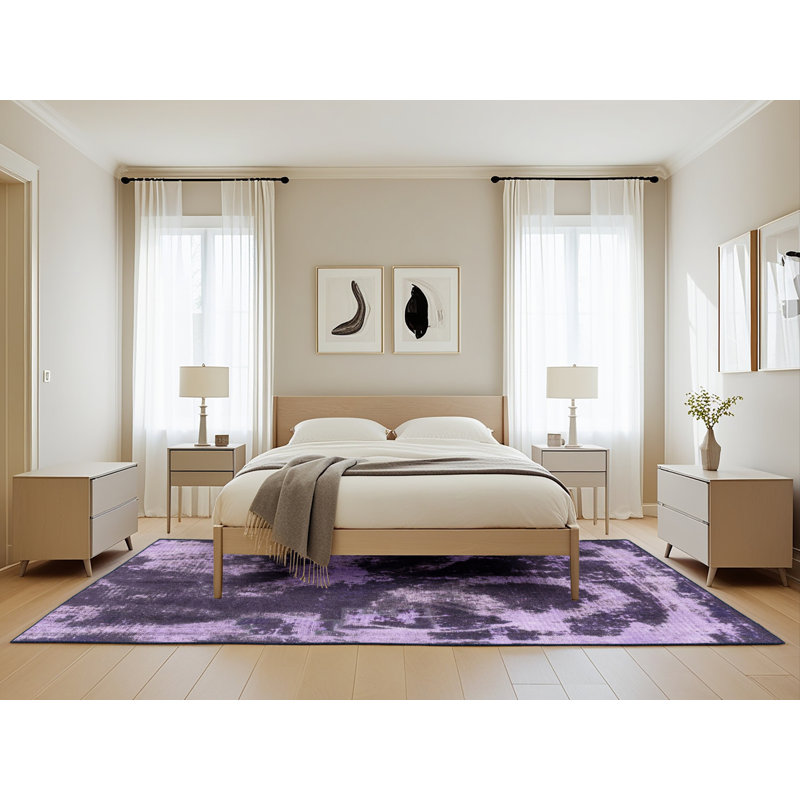 Abstract Indoor Rug, Rectangle 5' x 8'