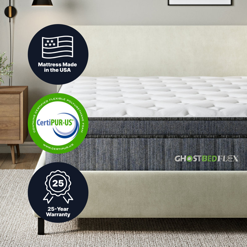 King Pillowtop Gel Memory Foam Adjustable Bed