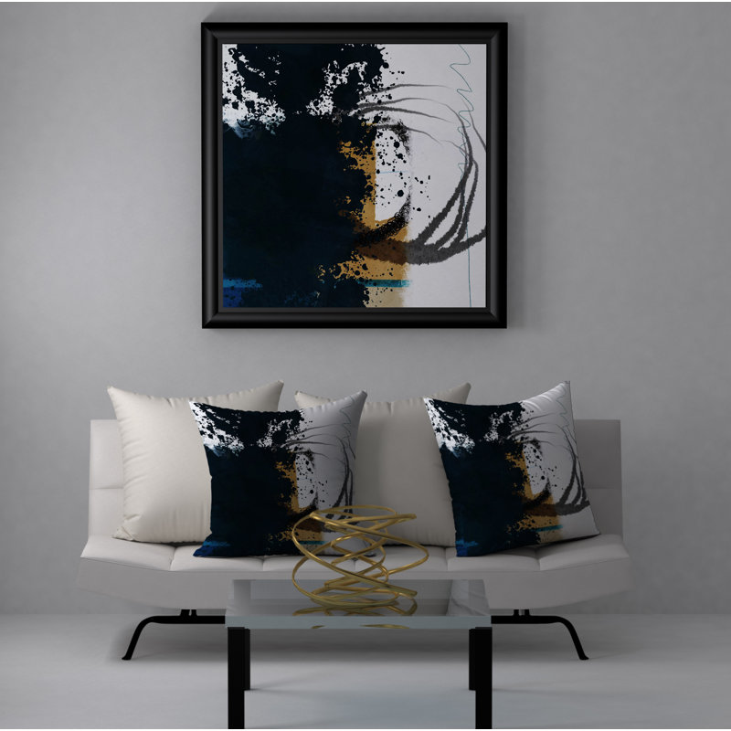 Housse de coussin décorative carrée à perle connaisseur/insert, 18 po x 18 po
