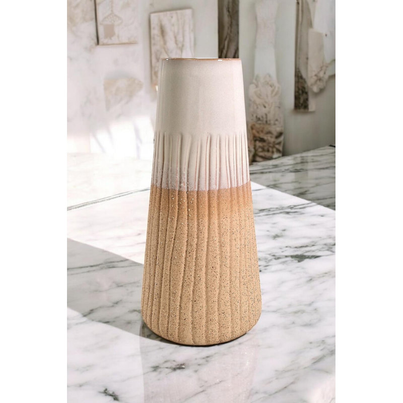 Dejenae Handmade Ceramic / Porcelain Decorative Urns & Jars, 33cm H  x 14cm W  x 14cm D