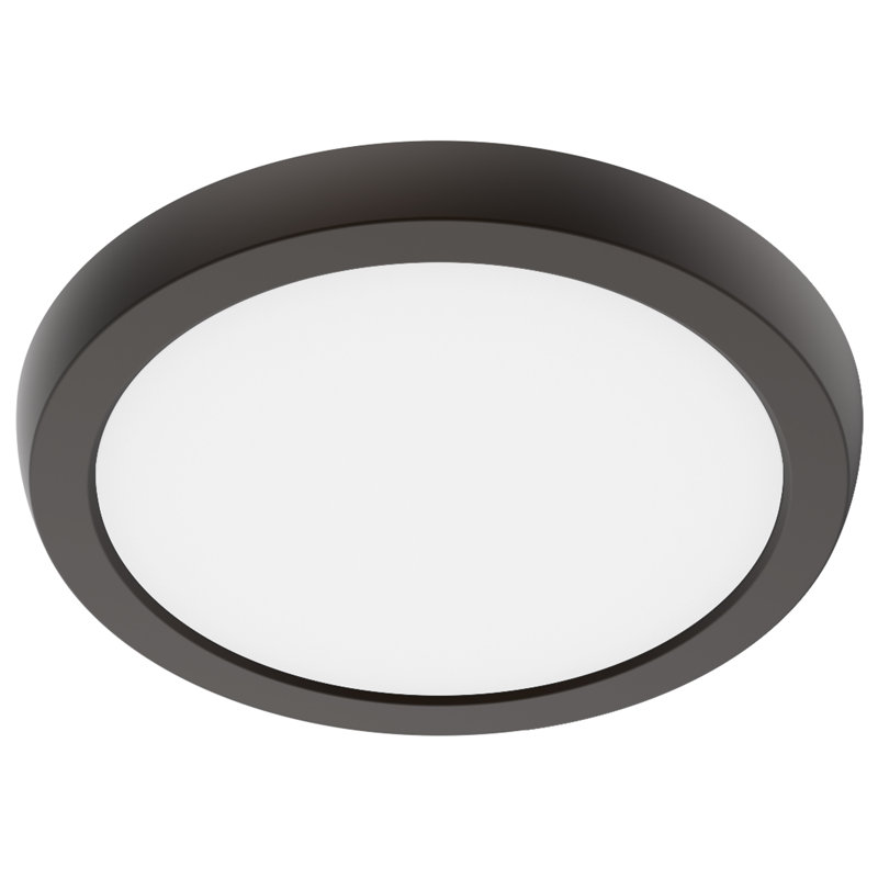 Luminaire rond à DEL de 7 watts Blink Performer à finition bronze de 5 pouces au choix