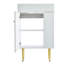Meuble-lavabo 21,6 po avec lavabo en céramique-312684885