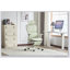 Chaise de bureau ergonomique avec repose-pieds, chaise d'ordinateur à dossier haut avec soutien lombaire dynamique et appui-tête 2D pour un confort de travail optimal.