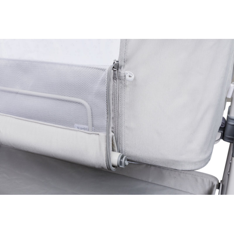 Snoozie Cot Bed, Light Grey