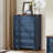 Farmhouse 5 Drawers Dresser For Bedroom, Wood 45" Tall Chest Of Drawers, Dresser Rustic Storage Dressers Organizer With Metal Handle Closet For Living Room, Hallway Entryway-1169964709