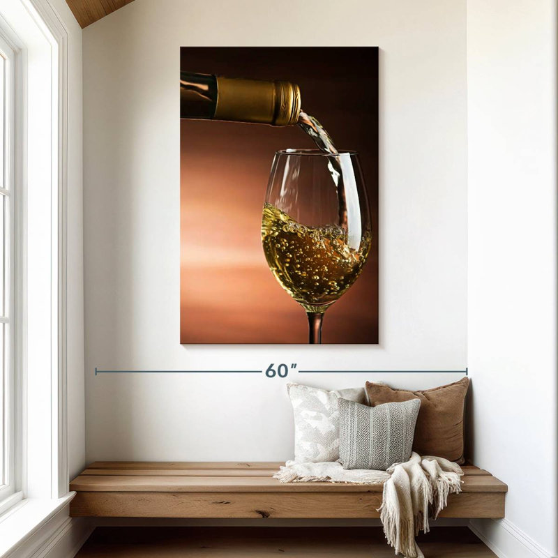 Yarlin White Wine Serving, 48" H x 32" W