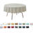 Grace Polyester Round Tablecloth-918607784-918607789
