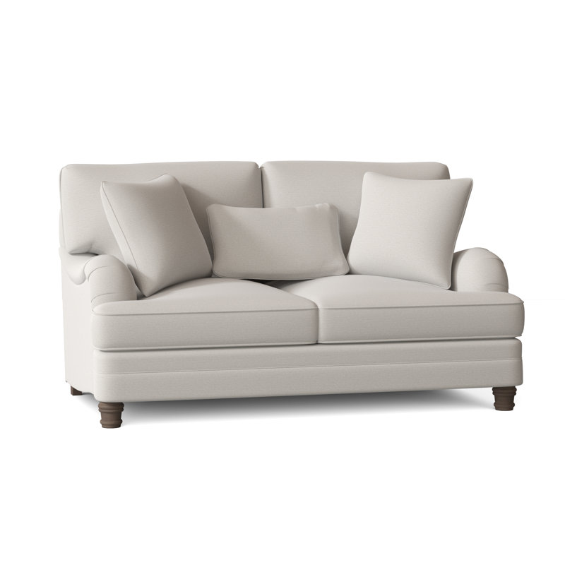 Tarleton 69.5" Recessed Arm Loveseat with Reversible Cushions, Blanca, White 5555-000