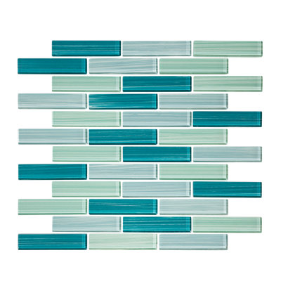 1" x 3" Glass Mosaic Tile