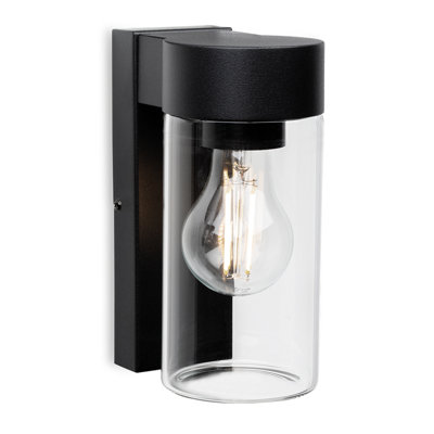 Black 190cm H Outdoor Sconce