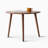 Solid Oak Wood Table, Pebble Shaped Top, Multi-Use Desk & Coffee Table