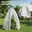 Small Hexagonal Hobby Greenhouse for Home Garden Enthusiasts