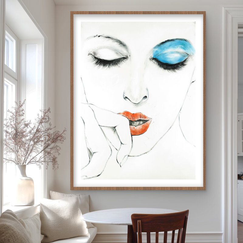 Pure style - impression romantique encadrée, H 48 po x l 36 po