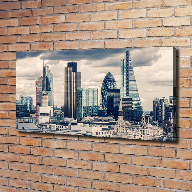 Skyscrapers - Wrapped Canvas Print
