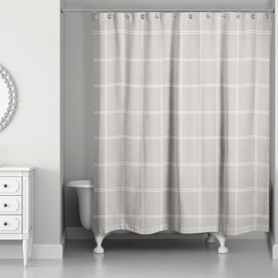 Perine Plaid Shower Curtain