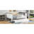 Wood Daybed With Storage Shelves, Upholstered Backrest,USB And Trundle-1222165020