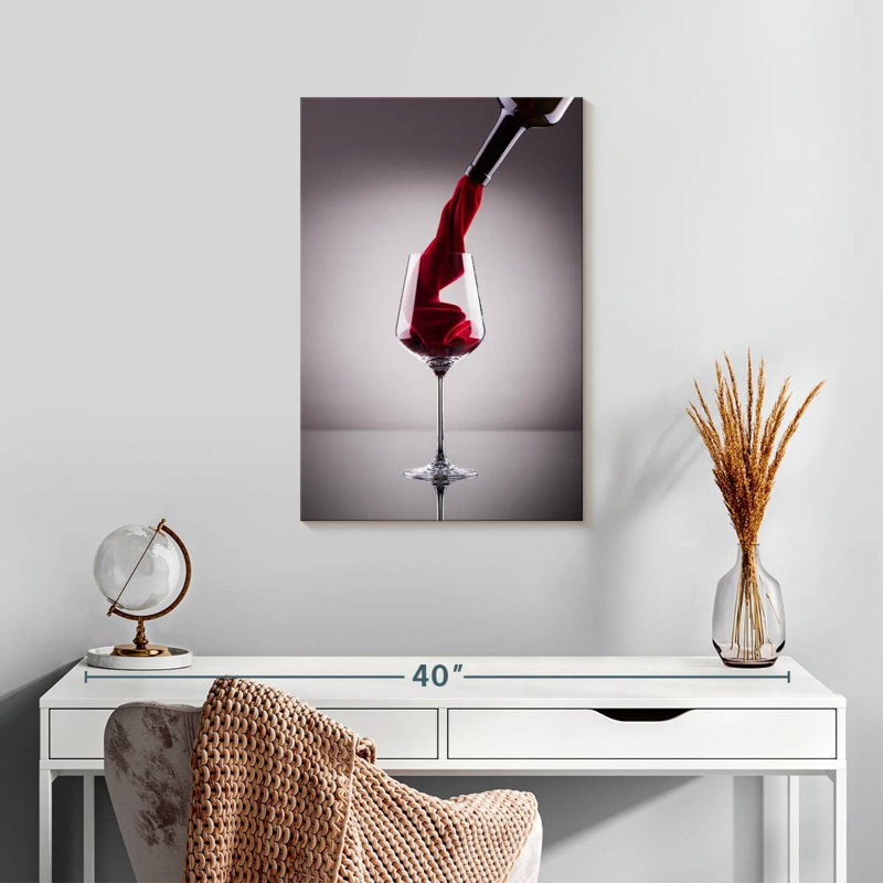Yarlin Velvety Red Wine, 24" H x 16" W