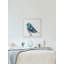 Chubby Blue Bird par Parvez Taj - reproduction d'art sur papier encadrée-50097441