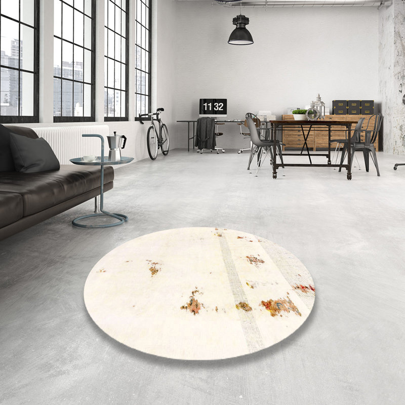 Tapis abstrait moderne 2083, Rond 3 pi
