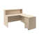 Arrive 60W x 72D Reception L Desk with 3 Drawer Mobile Pedestal