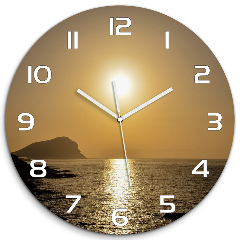 Jevontae Glass Wall Clock