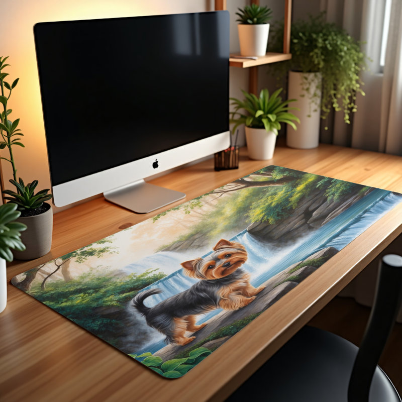 Polyester Desk Pad, 14.4x12.1
