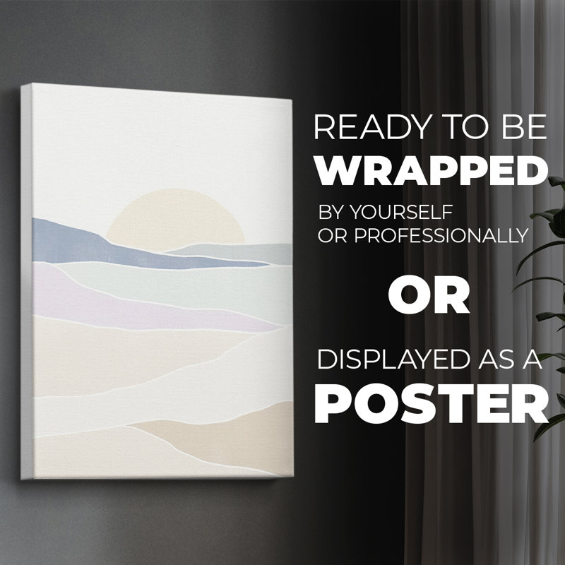 Wave Tableau II -Canvas Print Only - NOT FRAMED, 36" H x 24" W