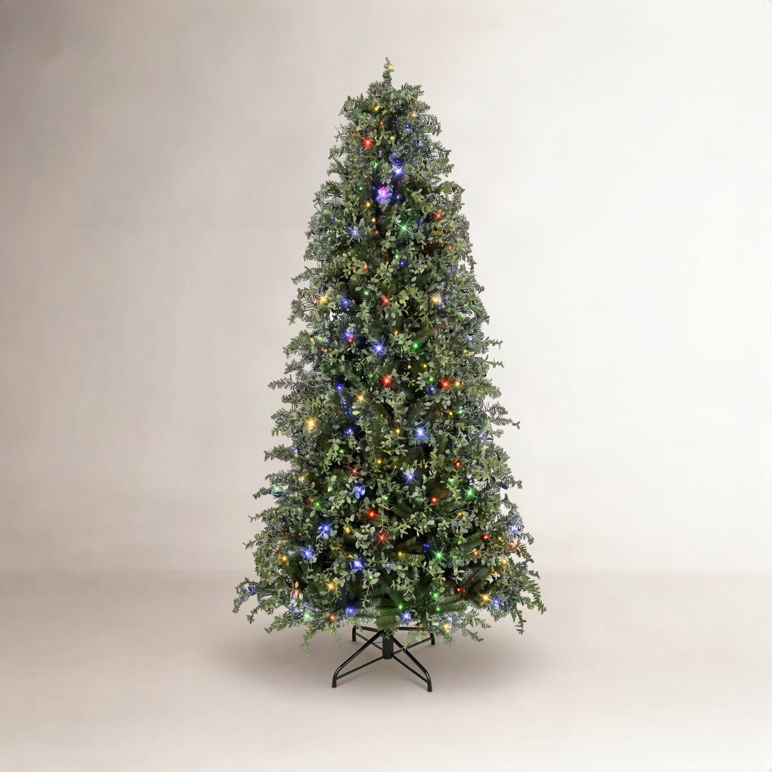 7.5' Pre-Lit Cypress Tree