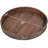 Arooj Round Solid Walnut Serving Tray-1864183477