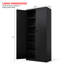Armoire de rangement pour outils 70,8 po 2 portes en acier noir-120191079