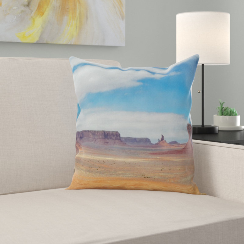 Coussin décoratif paysage de désert