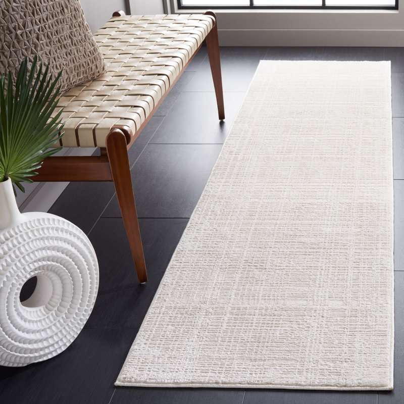 Lazerrick Whisper Performance Abstract Rug, Runner 2'2" x 8'