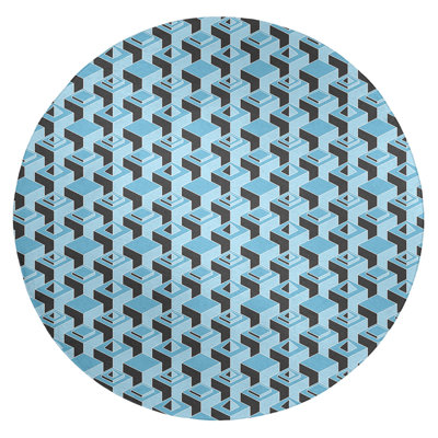 Chenille Geometric Indoor Rug