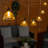 Smoked Pleated LED 6 X Battery Operated Outdoor Ga 520cm LED Battery Powered 6 - Bulb Standard String Light