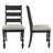 Rectangular Rustic Dining Set With Upholstered Ladder Back Chairs, Farmhouse Kitchen Table Set-1413794517-1413794539-1413794538