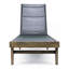 Chaise longue Summerland - filet gris foncé-1430807342