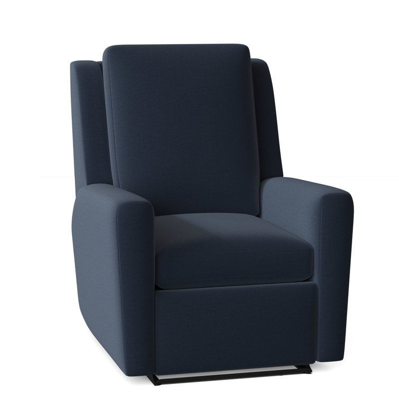 Reclination 31.5" Wide Standard Recliner, 8789 Indigo, Manual, Swivel Glider