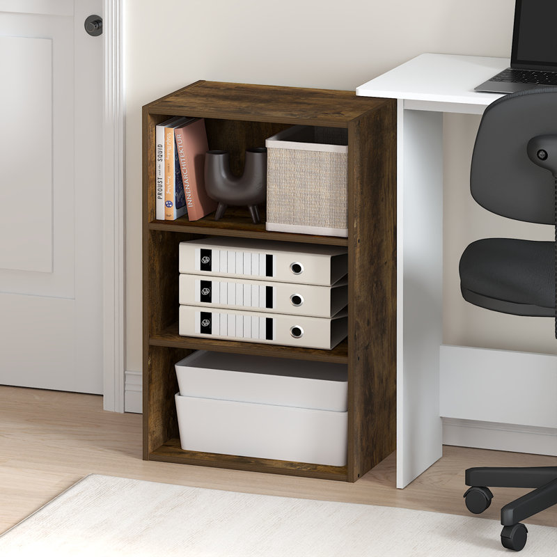 Bibliothèque Furinno Basic 3-Shelf, (3 tablettes) H 26,42 po x l 16,61 po x P 11,42 po