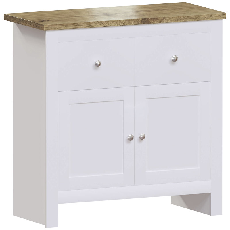 Beacsfield 79cm Wide 2 Drawer Sideboard, White