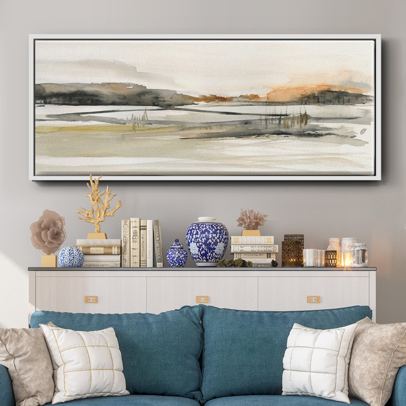 Turnwood Clearing- Framed Canvas, 24" H x 60" W