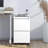 2 Drawer Metal  Mobile File Cabinet, Rolling File Cabinet With Lock For Hanging Legal/Letter/A4 Size,Fully Assembled Except Wheels-123994452