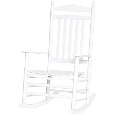 Chaise berçante à haut dossier Traditional