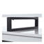 Meuble télé moderne, minimaliste, rectangulaire, extensible, avec 2 tiroirs et 1 armoire pour le salon, jusqu'à 100 po-540940857