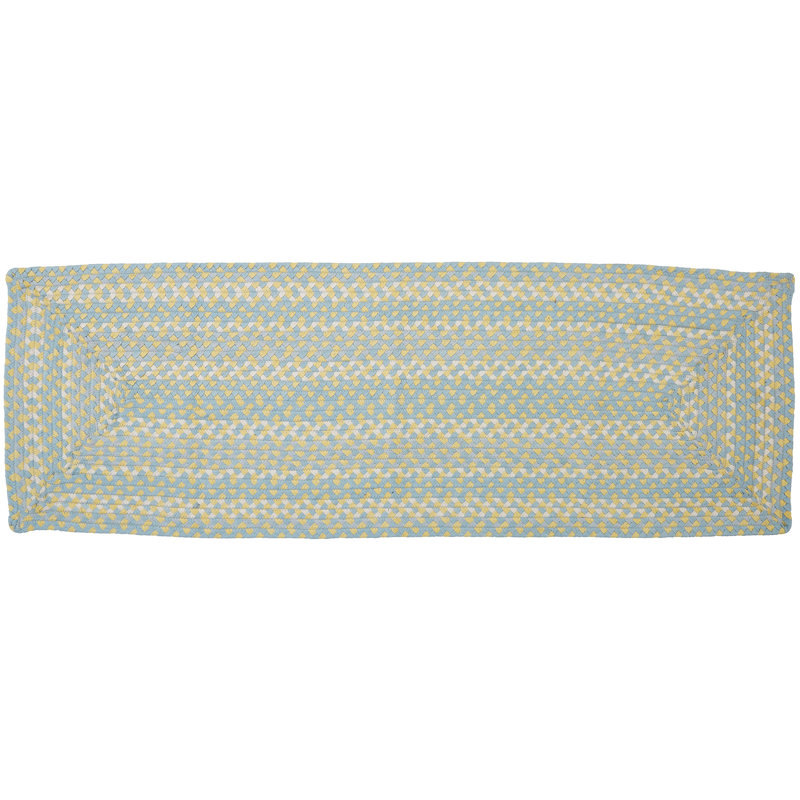 Skrolan Cotton Geometric Indoor Rug, Runner 2' x 6'