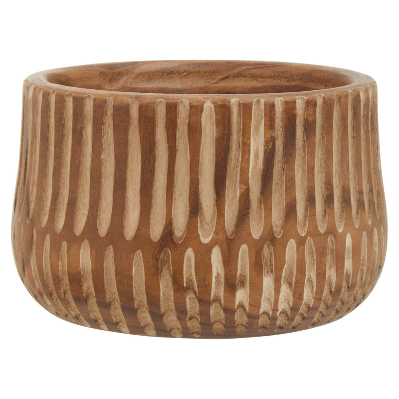 Issa Handmade Wood Cachepot