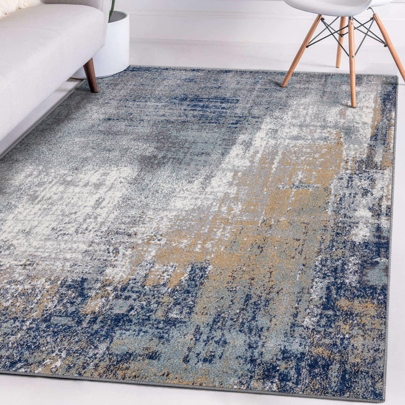 Abstract Indoor Rug, Rectangle 5' x 7'
