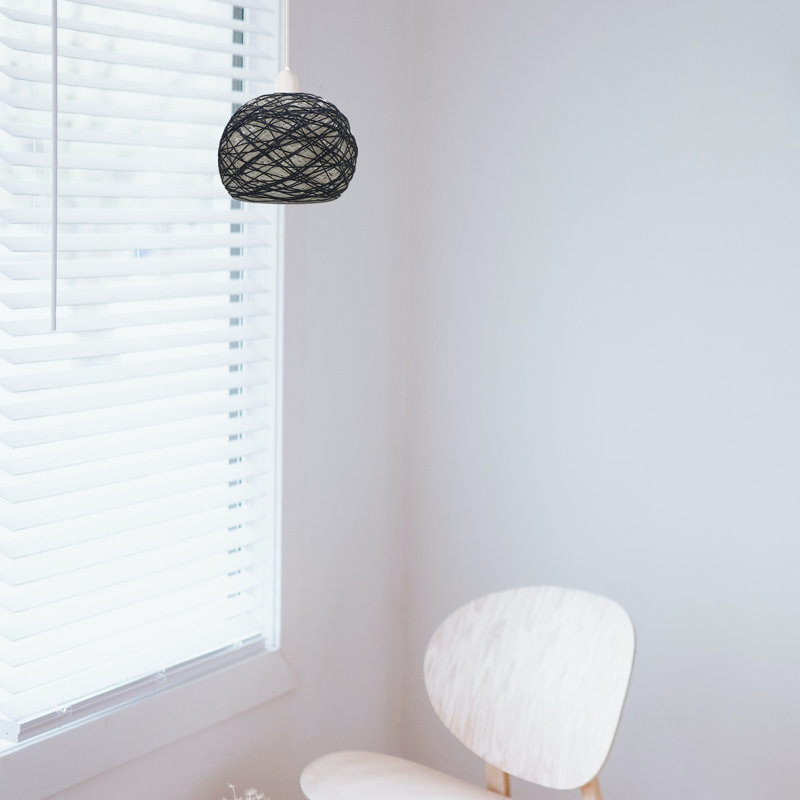 14.5cm H Chenille Round Lamp Shade ( Screw On )