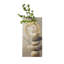 31.5" LED Wall Art Japandi Abstract Geometric Acrylic Stone Shape Decor USB Lighting
