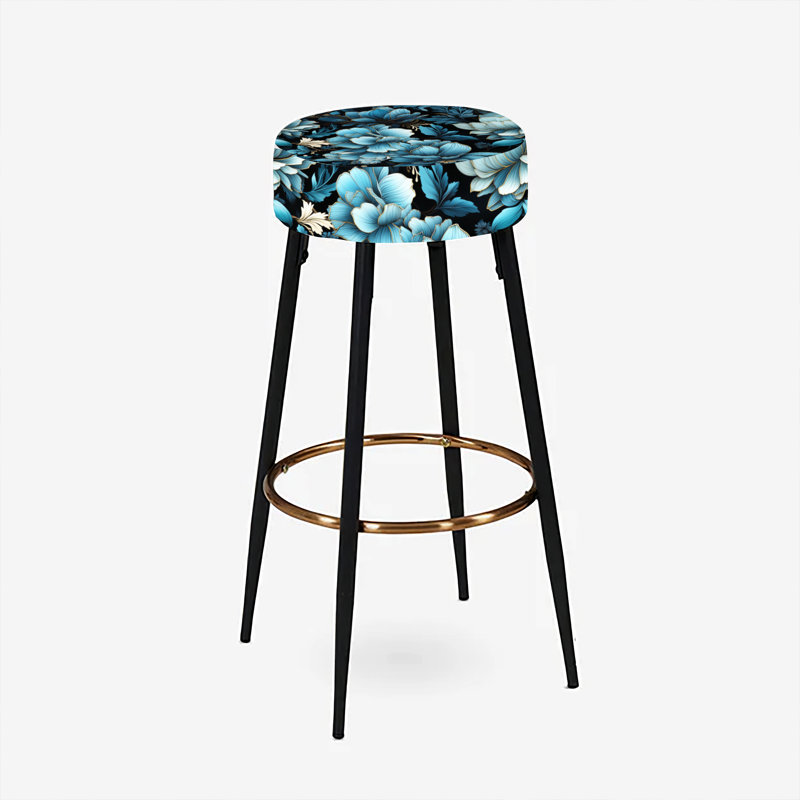 Ensemble de 2 tabourets de bar Ephemeral Noir Moody