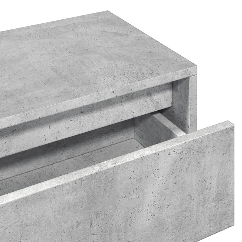 4 Piece Hallway Furniture Set Engineered Wood, Concrete Grey